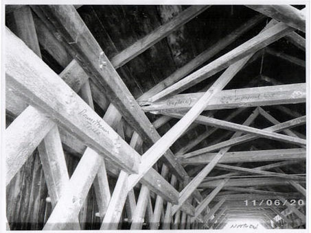 Kingsley Covered Bridge Tie Beam